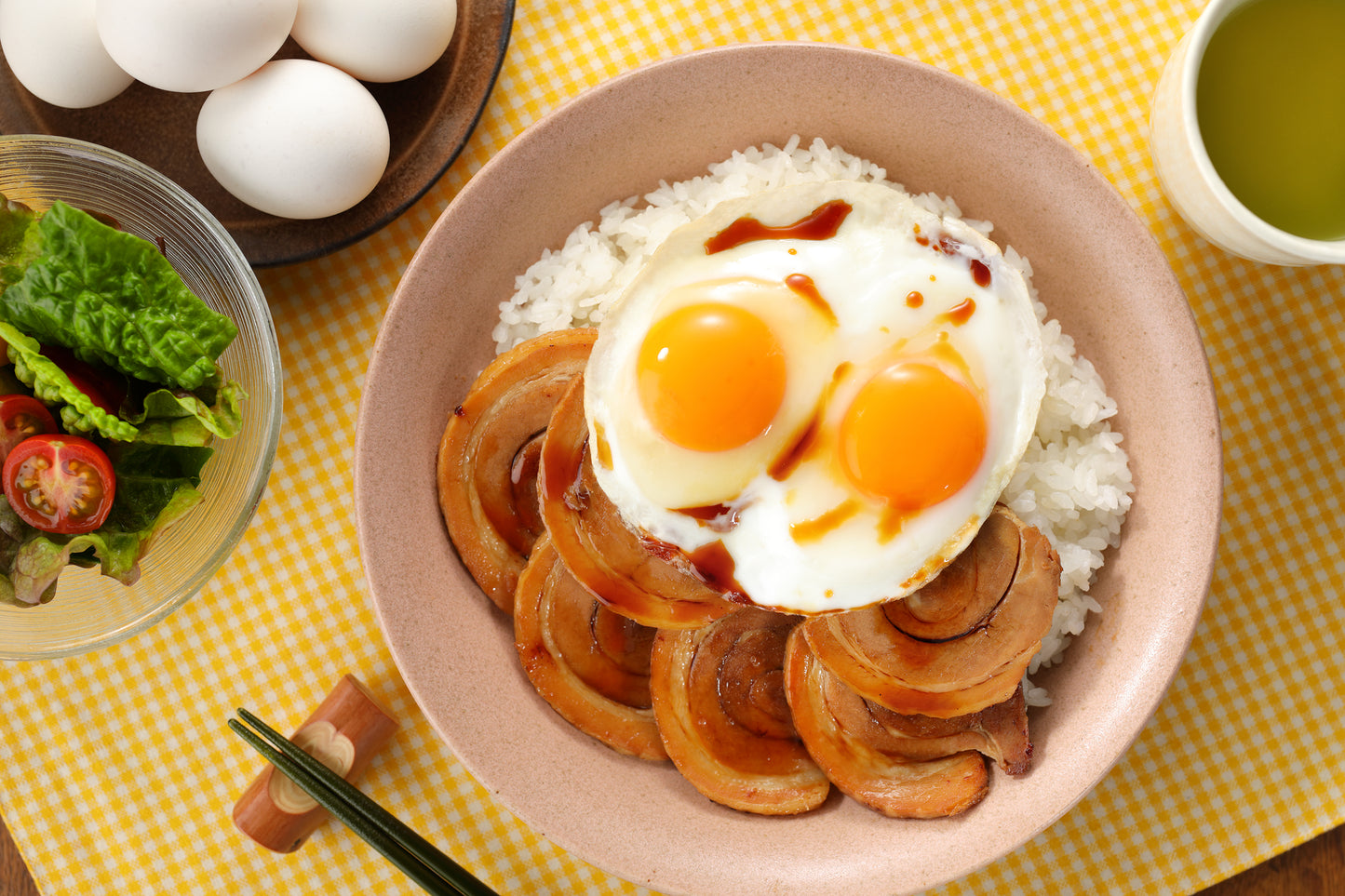 Imabari roast pork and egg rice