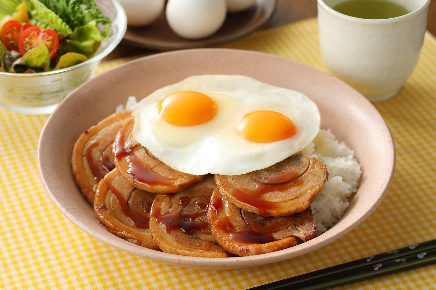 Imabari roast pork and egg rice